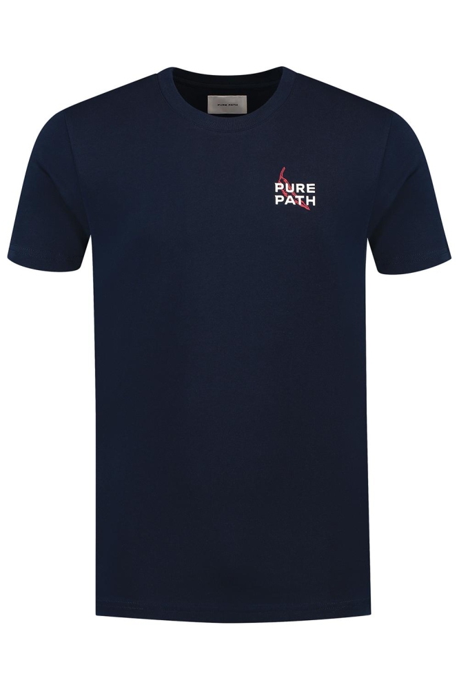 PICANTE T SHIRT 25010104 07 NAVY